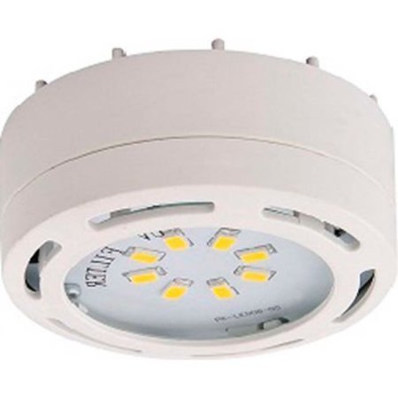 AMAX LIGHTING Amax Lighting LEDPL3-WHT LED Puck Light, 12W, 3000 CCT, 1080 Lumens, 82 CRI, White, 3 light kit LEDPL3-WHT